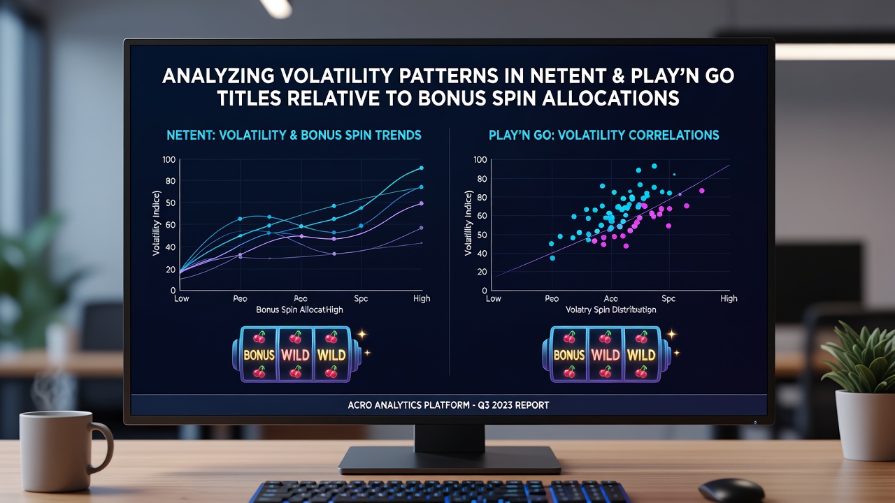 Data visualization of bonus spin allocations by payment method and slot volatility levels